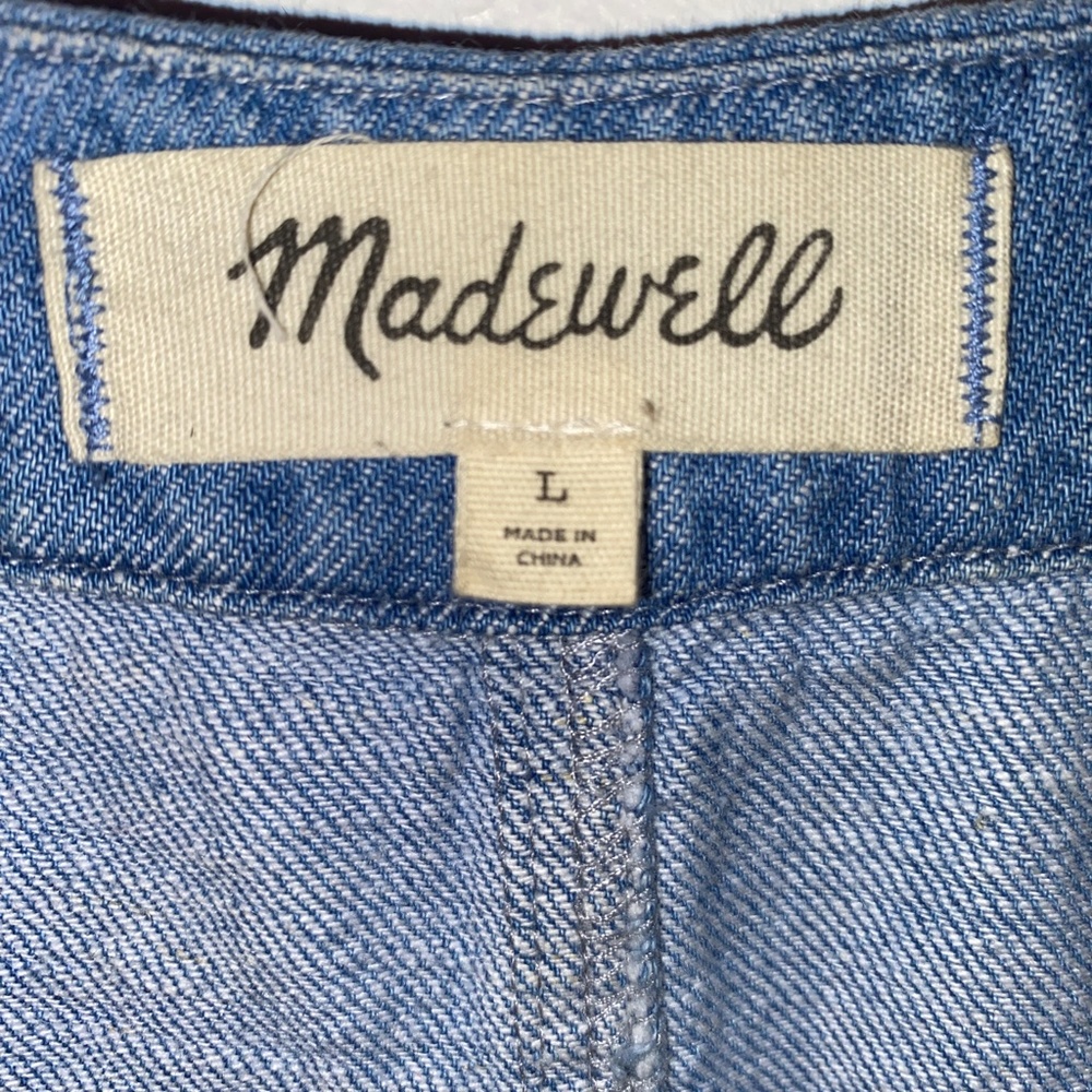 Madewell Blue Denim Dress - Picture 2 of 6